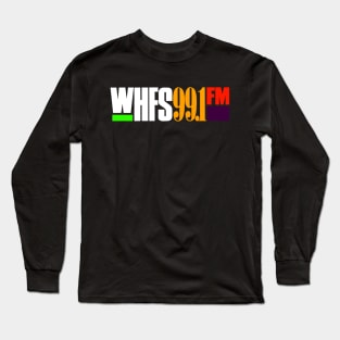 Defunct WHFS Radio 99.1 FM Long Sleeve T-Shirt